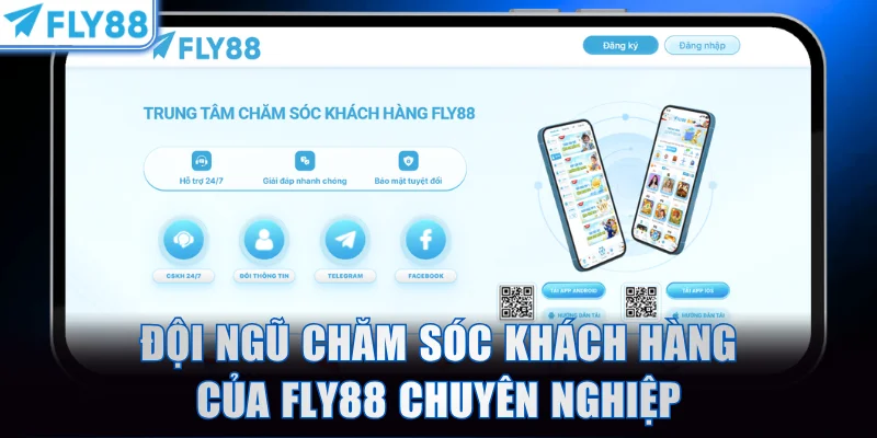 Đội ngũ chăm sóc khách hàng của sân chơi FLY88 chuyên nghiệp