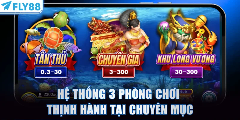 Hệ thống 3 phòng chơi thịnh hành tại chuyên mục