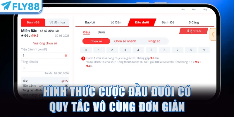Hình thức cược đầu đuôi có quy tắc tham gia vô cùng đơn giản