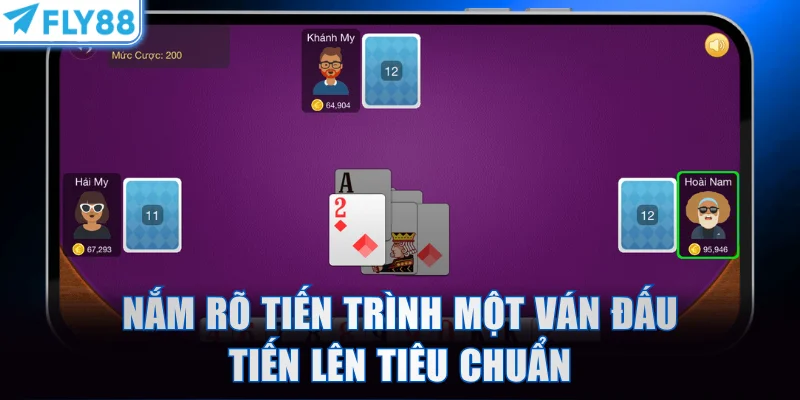 Nắm rõ tiến trình một ván đấu Tiến lên tiêu chuẩn